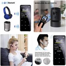 1pc Portable Bluetooth Mp4/Mp3 Player, Sleek Metal & Glass Material, Hi - Fi Music Player;  Modern & Stylish Style, Glossy Multi - Colored Look, Compact Rectangular Shape, High - Fidelity Sound & Versatile Function (E - Book, Alarm, Recorder, Video Playback) Detail, Ideal For On - The - Go Music Enjoyment.  Bluetooth Media Player Perfect For Daily Commute, Workout Sessions, Year - Round Portable Entertainment & Great As A Gift For Music Lovers, Students On Birthdays, Christmas. (Black) - 黑色 - 查看 5