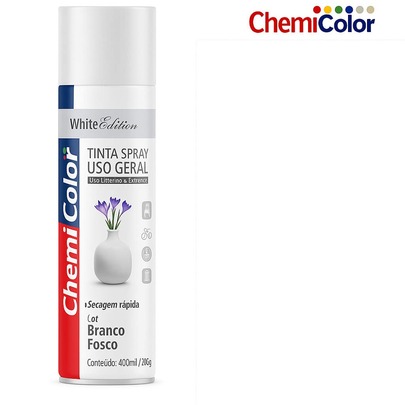 Tinta Spray Uso Geral Chemicolor 400ml – Pintura Prática, Rápida e Durável