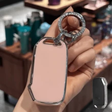 汽车钥匙包保护套适用于起亚 Cerato、Ceed、Forte、NIRO、Sorento、Seltos、Sportage、K5、K3、Cadenza、KX7、KX5、KX3 - 3 键钥匙扣万圣节配件教师节圣诞节礼物创意