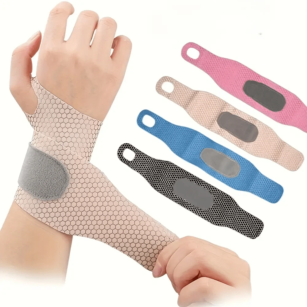 1 Ultra-Thin Wrist Support For Sports Slim Wrists, Adjustable, Lightweight And Breathable, Suitable For Both Men And Women - Màu da 1 - Xem 1