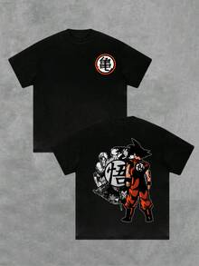 Dragon B*All Anime Characters, Goku Men's Tops, Men's Street Style T-Shirts