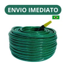 Mangueira De Jardim Trançada Reforçada Completa 50 30 25 20 15 10 7 5 Metros - Verde - Visão 1