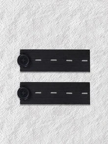 Set de 5 piezas / 1 pieza de extensores de cintura elástica, extensores de botón de pantalón, extensores de cintura ajustables, hebillas de extensión de cinturón, expansores de manga elástica y correas para ensanchar la cintura con broches ajustables