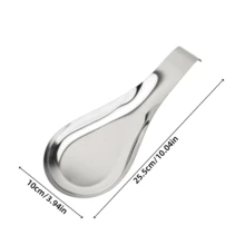 1/2/3/4/5件鱼形不锈钢勺架食物夹火锅勺托盘酒店餐厅厨房用具架架子托盘.自助餐勺架套装.厨房配件.勺架.餐具架 - 銀色 - 查看 12