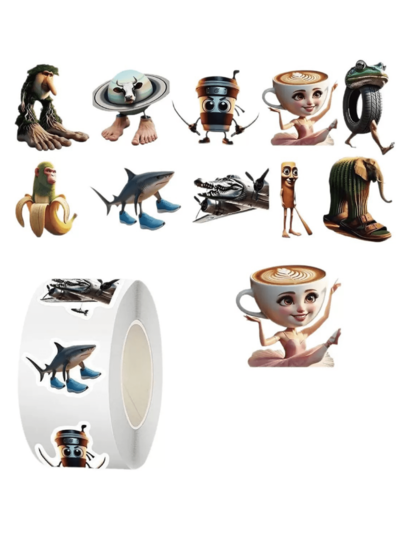 The American Version Of Shanhaijing Stylish Children's Stationery Stickers, The Best Gift For Kids, Suitable For Students To Use.