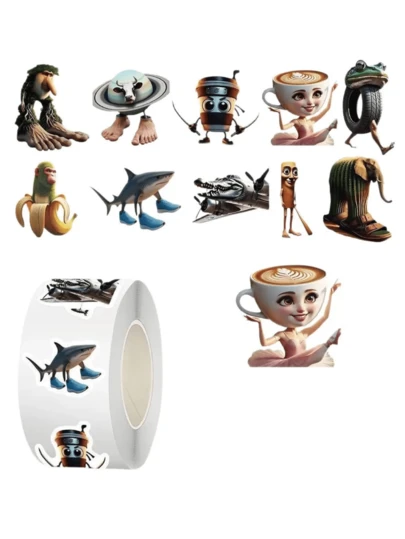 美版山海经时尚儿童文具贴纸，送给孩子的最佳礼物，适合学生使用。