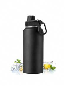 1pc 32oz Stainless Steel Insulated Water Bottle, Perfect For Sports And Outdoor Activities, Christmas And Halloween Holiday Gifts - 彩色 - 查看 6