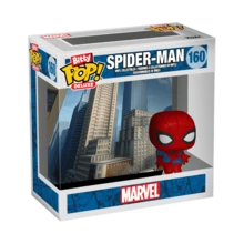 Funko Bitty Pop！豪华版蜘蛛侠（城市景观） - 礼品之选 - 官方周边 - 电子游戏粉丝 - 收藏展示模型 - 彩色 - 查看 2