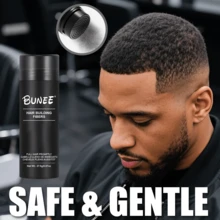 27.5g Bunee Hair Fiber Bottle, Physical Hair Thickening, Instant Volume, Invisible Care, No Heavy Feel, Natural Appearance, Suitable For All Types Of Thin Hair