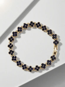 1条时尚四叶草彩色铜手链，男士朋克风合金手链，适合男士日常佩戴，夏季适用，送朋友的礼物 - 手鍊 - 查看 20