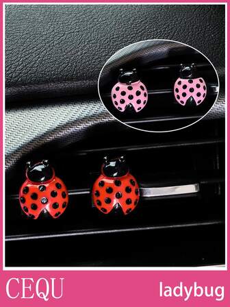 2 PCS Insects Air Vent Clips, Car Qutletaccessories, For Insect Lovers And Kids