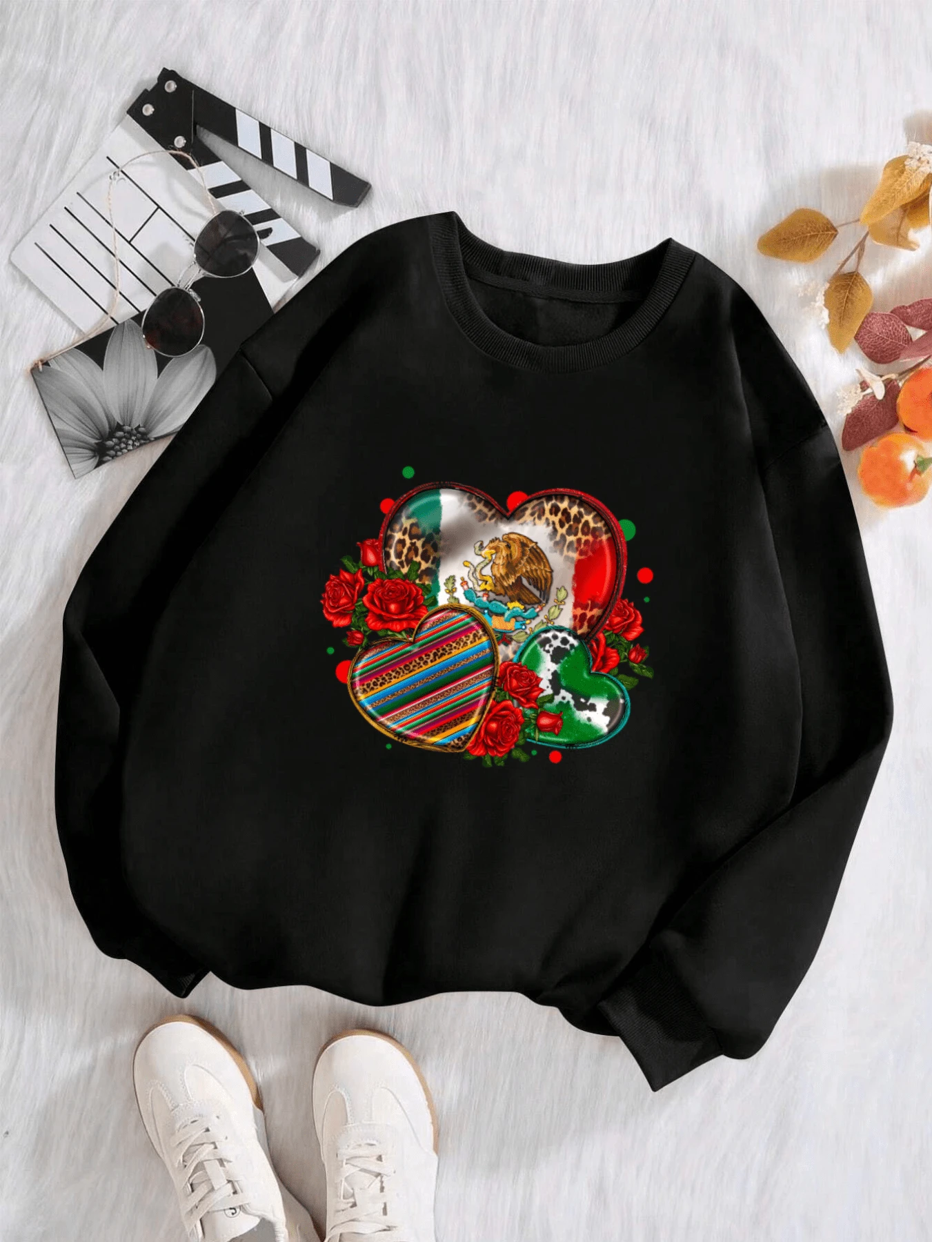 Women Sweatshirts - Black - View 1
