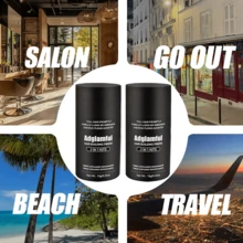 2pcs/Set Adglamful Hair Fibers 15g*2, Weightless, Invisible Care, Natural Absorption, Wind & Sweat Resistant, & Gentle, Suitable For People With Thinning Hair