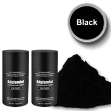 2pcs/Set Adglamful Hair Fibers 15g*2, Weightless, Invisible Care, Natural Absorption, Wind & Sweat Resistant, & Gentle, Suitable For People With Thinning Hair