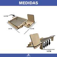 Rockkings Base Laptop De Mdf De 6 Mm Con Porta Vasos Y Porta Celular - Windows - Ver 2