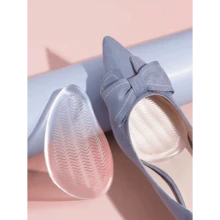 2 Pair Of Sandal Insoles - Soft Forefoot Pads For High Heels, Anti-Slip Sweat-Absorbing Invisible Insoles That Don't Burden The Feet