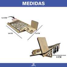 Rockkings Base Laptop De Mdf De 6 Mm Con Porta Vasos Y Porta Celular Telaraña - Windows - Ver 3
