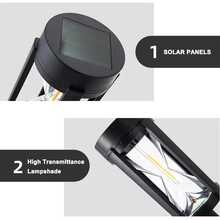 2 piezas Luces solares LED de sendero 2025 nuevas, estilo redondo, lámparas de jardín redondas, luces de estaca de suelo redondas, iluminación paisajística, luces de suelo, lámparas solares para el césped, luces de estaca de suelo, adecuadas para: decoración de ambiente, luces de jardín, villa al aire libre, jardín, camino, patio, iluminación paisajística