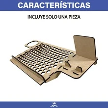 Rockkings Base Laptop De Mdf De 6 Mm Con Porta Vasos Y Porta Celular - Windows - Ver 4