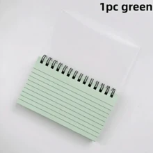 2pcs/1pc Simple Colorful Spiral Notebook, Multifunctional Coil Notebook Candy Color Lined Portable Diary Memo Index Card Creative Notepad, Easy Tear Binding, Pink Blue Green 5 Color Mix, Office Supplies Diary Notebook Student Back To School Stationery, Birthday Thanksgiving Gift, School Prize And Reward