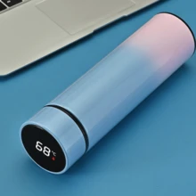 316不锈钢真空保温水瓶，大容量，商务办公旅行车载杯，户外运动徒步露营健身房便携式水瓶，防漏冷热饮咖啡茶杯，带挂绳，礼盒包装，男女皆宜 - 彩色 - 查看 14