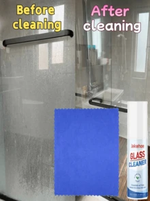 All-In-One Glass Cleaning Spray - For A Flawless, Streak-Free Shine On Mirrors, Windows & Car Glass. Quick-Dry & Anti-Fog Formula For Home & Office Use - Multicolor - View 2