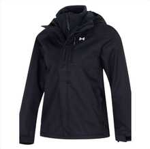 Under Armour Women's Outdoor Leisure Three-In-One Hooded Jacket - Black - View 5