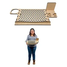 Rockkings Base Laptop De Mdf De 6 Mm Con Porta Vasos Y Porta Celular - Windows - Ver 3