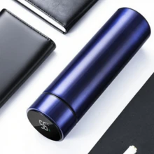 316不锈钢真空保温水瓶，大容量，商务办公旅行车载杯，户外运动徒步露营健身房便携式水瓶，防漏冷热饮咖啡茶杯，带挂绳，礼盒包装，男女皆宜 - 彩色 - 查看 12