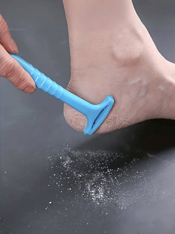 10pcs Foot Callus Remover, Foot Dead Skin Scraper, Corn Remover, Heel Cracked Skin Removal Scraper, Foot Care Knife, Personal Cleaning Accessories, Household Personal Care Accessories (Random Color And Style)