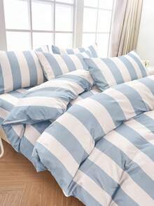 Brushed Microfiber White Boho Pattern Printed Bedding Duvet Cover Set, Includes Duvet Cover + Pillowcase, Dorm Bedding Back To School Bedding - White - View 5