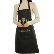 Unisex Apron For Restaurants, Cafes, Milk Tea Shops, And Painting - Adjustable Neck Strap With Multiple Pockets, 4-Season Use - Convenient Minimalist Apron - 1 Piece - View 7