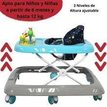 Joykoo Baby Walkers - 藍色 - 查看 3