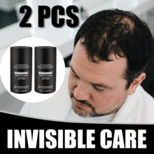 2pcs/Set Adglamful Hair Fibers 15g*2, Weightless, Invisible Care, Natural Absorption, Wind & Sweat Resistant, & Gentle, Suitable For People With Thinning Hair