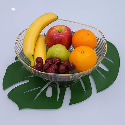 Fruteira de Mesa Cesta de Frutas Legumes Redonda Organizador de Alimentos Multiuso Casa e Cozinha