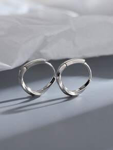 1/3 pares de pendientes de diseño de lujo de alta gama con círculos geométricos retorcidos, de temperamento simple y elegante, adecuados para el uso diario, vacaciones, parejas, Halloween, San Valentín, Año Nuevo, el mejor regalo para amigos