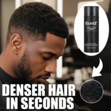 27.5g Bunee Hair Fiber Bottle, Physical Hair Thickening, Instant Volume, Invisible Care, No Heavy Feel, Natural Appearance, Suitable For All Types Of Thin Hair