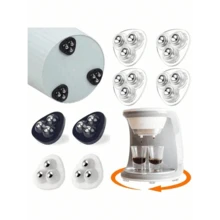 4-Pcs Three Colors Available, Premium Heavy Duty Swivel Wheels - Smooth 360° Rotation, Ultra-Stick Self Adhesive Caster Set For Effortless Movement On Storage Boxes, Furniture, Trash Cans, And Coffee Tables