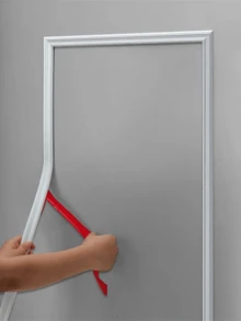 1卷，1米/3米长，优雅自粘PVC装饰条 - 柔韧可弯曲，适用于墙面、地面和橱柜 - 安装简便，欧式家居及地面装饰，墙面装饰，家居点缀 | 光面 | PVC材质 - 彩色 - 查看 6