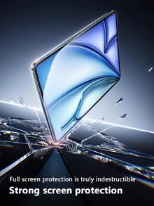 1 pezzo Protezione schermo in vetro temperato premium compatibile con iPad/Vivo/Microsoft/Tablet, disponibile in varie dimensioni per soddisfare diverse esigenze, durezza 9H anti-graffio, idrorepellente, alta definizione e alta trasparenza per ripristinare la protezione dello schermo a colori essenziale, adatto per uso quotidiano, ufficio, casa, accessori per protezione dello schermo del tablet, impermeabile, antiurto, anti-caduta, resistente ai graffi