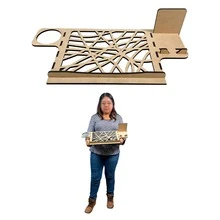 Rockkings Base Laptop De Mdf De 6 Mm Con Porta Vasos Y Porta Celular Ramas - Windows - Ver 2