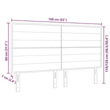 vidaXL Têtes de lit et pieds de lit