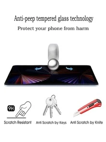 1 pezzo Protezione schermo in vetro temperato premium compatibile con iPad/Vivo/Microsoft/Tablet, disponibile in varie dimensioni per soddisfare diverse esigenze, durezza 9H anti-graffio, idrorepellente, alta definizione e alta trasparenza per ripristinare la protezione dello schermo a colori essenziale, adatto per uso quotidiano, ufficio, casa, accessori per protezione dello schermo del tablet, impermeabile, antiurto, anti-caduta, resistente ai graffi