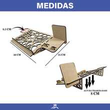 Rockkings Base Laptop De Mdf De 6 Mm Con Porta Vasos Y Porta Celular Ramas - Windows - Ver 4