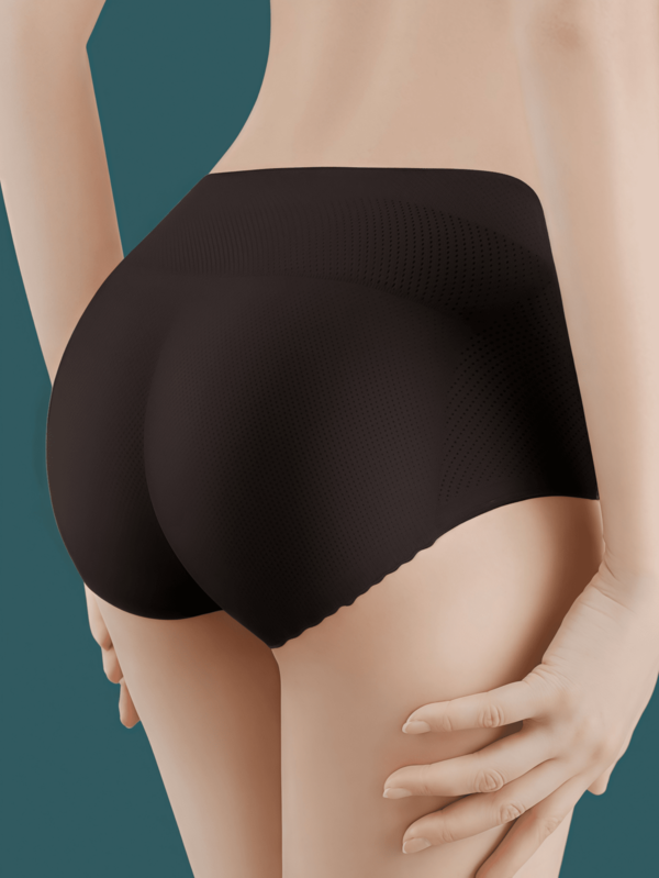 1Pc Women's Butt Lift Seamless Breathable High Waist Shaping Panty, Women Butt Lifting, Tummy Control Seamless Padded Shorts, Breathable Peach Booty Enhancer For Body Shaping,Padded Booty Enhancer Tummy Control Shapewear, Peach Butt