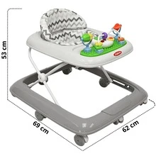 Joykoo Baby Walkers - 灰色 - 查看 4