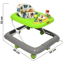 Joykoo Baby Walkers - 綠色 - 查看 4