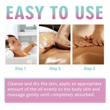 Óleo Essencial de Cuidados Corporais Suave e Não Irritante, Sem Álcool, Ingredientes à Base de Plantas, Alivia o Cansaço, Acalma o Humor