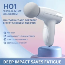 SOKANY Mini Portable Massage Fascia Gun, Muscle Relaxation Fascia Gun.Can Be Charged Via USB.3-Speed Adjustment, 300mAh Lithium Battery.Compact And Portable, Long Battery Life.Suitable For Different Scenarios: Home/Office/Business/Travel, Very Suitable For Sports And Fitness, Is An Essential Artifact For Sports Relaxation And Office Decompression.