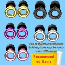 8pcs High Quality Reusable Ear Plugs, Sizes XS/S/M/L - Made Of ABS Material, Ideal For Concerts, Festivals, Live Events, Musicians And DJs, Essential For Live Events | Modern Design | Durable Ear Plugs, Ear Protection